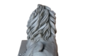 STATUE LION couché musgo