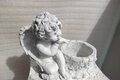 Statue Ange et son pot de fleurs