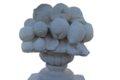 Chapeau de pilier Coupe de Fruit  haut 32 cm