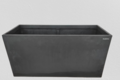 JARDINIERE NOIR beton léger 100 CM