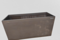 JARDINIERE maron beton léger 80 CM