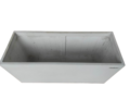 JARDINIERE blanche beton léger 80 CM