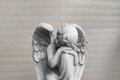 Statue Ange assis Endormi