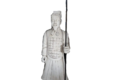 statue en pierre  guerrier Chinois Xian 