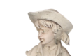 Statue Enfant Fillette au Chapeau