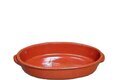 Lot de trois plats en terre cuite