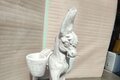 Statue Petit Âne  avec deux paniers amovibles