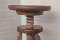 Tabouret de bar à vis en bois