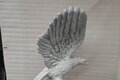 Statue Aigle moyen sur rocher