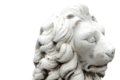 Statue Lion Assis