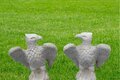 Statue Aigles ailes à demi-ouvertes (droite) 