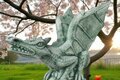 Statue Dragon ailé