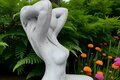 Statue Femme Nue assise