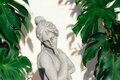Statue Femme Joséphine 65 cm