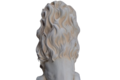 STATUE LION REGARD DROIT