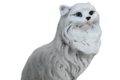 Statue Chat Persan peint