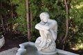 Statue de jardin en pierre Jeune Fille Endormie