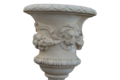 VASE COUPE TETE DE LION PIED CARRE