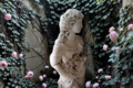 Statue de jardin en pierre Demoiselle
