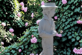 Statue de jardin en pierre Les Amoureux