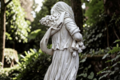 Statue Femme saison Hiver