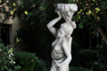Statue de jardin en pierre Femme Dénudée