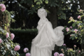 Statue de jardin en pierre Déesse Athéna