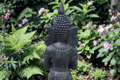 Statue Bouddha Thai agenouillé