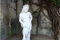 Statue de jardin en pierre Hercule