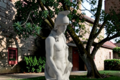 Statue de jardin en pierre Dieu Mars