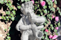 Statue garçon joueur de Saxo