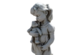 Statue Fillette et son Lapin