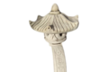 Lanterne pagode chinoise sur pied sculpté