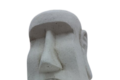 Statue vase tête Moai