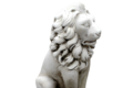 Statue Lion Assis